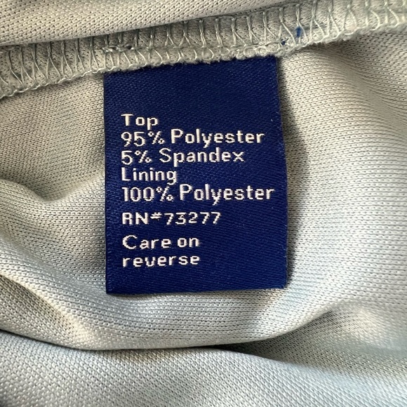 Apt. 9 Light Blue Sleeveless Top with Burgundy/Pink/White Paisley/Floral Print - Picture 15 of 16